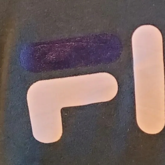 Vtg Fila Khaki Green lightweight Sweatshirt Sweater Top Jumper  S 36" - Picture 6 of 6